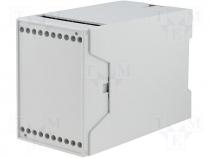 Box for DIN rail mounting 55x75x109