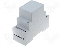 Box for DIN rail mounting 35x71x90mm