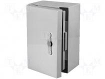 Wall mounting enclosure Fibox CAB P 315x215x170mm grey