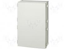 Enclosure Fibox CAB PC 600x400x220mm cover grey