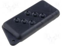 Enclosure for remote control ABS 7585x37x14 6 pb