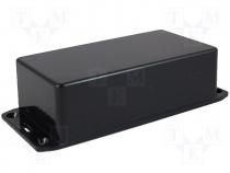 Hammond enclosure with flanged 121x66x37mm black