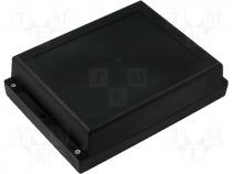 Plastic enclosure 52x114x198mm black