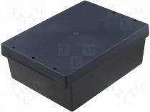 Enclosure universal 144x198x73mm black