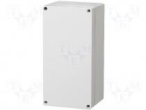 ABS plastic enclosure ABS 244x124x102 gray cover