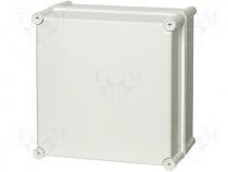 Fibox enclosur SOLID ABS 278x278x130mm grey cover