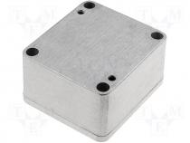 Aluminium enclosure 64x58x35mm