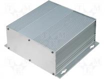 Enclosure with aluminium profile 190x69x160