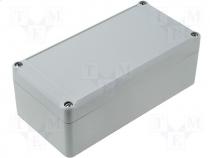 ABS enclosure 160x80x57mm EUROMAS II lid with memb.ar.