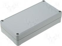 ABS enclosure 98x64x38mm EUROMAS II lid with memb.ar.