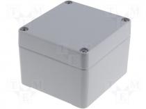 Aluminium sealed enclosure 75x80x57mm