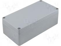 Aluminium sealed enclosure 220x120x80mm