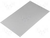 Front panel aluminium 250x150mm