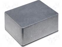 Sealed aluminium enclosure 120x94x52,5mm