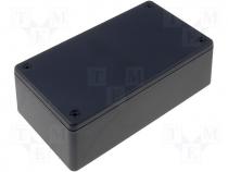 Hammond enclosure ABS121x66x37mm black