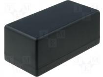 Hammond enclosure 131x66x43mm black