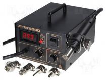 Hot air soldering station, digital,with knob, 280W, 100÷480C