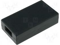 Plastic enclosure 62x33x16mm black