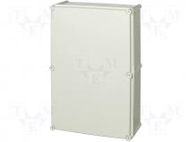 Fibox SOLID enclosure PC 558x378x180mm grey cover