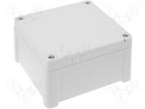 Enclosure TEMPO ABS, 110x110x65, grey, IP 65