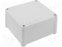 Enclosure TEMPO ABS, 130x130x75, grey, IP 65