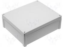 Fibox TEMPO enclosure ABS 331x278x110mm grey cover