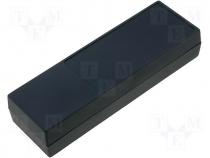 Plastic enclosure 38x59x185mm black