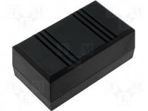 Plastic enclosure 43x55x100mm black