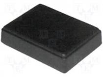 Plastic enclosure 18x49x64mm black