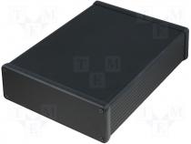 Hammond enclosure aluminium 220x165x51,5mm black