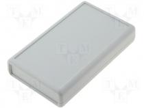 ABS plastic enclosure 112x66x21mm grey