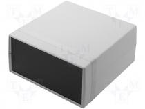 Plastic panel enclosure 160x160x86mm grey