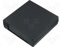 Plastic enclosure 60x220x220mm black