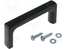 Handle 75x32x12 ABS black