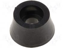 Foot for enclosures, screw fixed 11x5,7mm