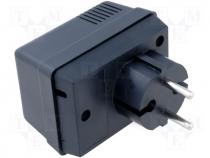 Plastic enclosure for power supply 70x52x47mm