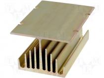 Heatsink for SSR 25-40A 3 phases 75x50x100mm