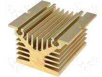 Heatsink for SSR 25A 1 phase 80x50x80mm