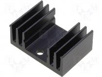 Heatsink, series SK09 15K/W 20mm Fischer TO220