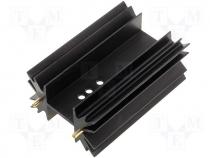 Heatsink, series SK129STS 4,5K/W 63,5mm TO220,SOT32