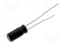 Capacitor electrolytic bipolar 10uF 63V