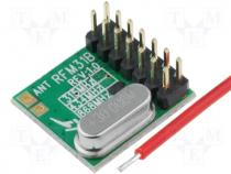 Miniature RF receiver -118dBm 868MHz FSK, OOK DIP