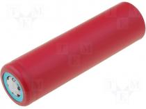 Rechargeable cell Li-Ion 2600mAh 3,7V UR18650F SANYO