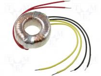 Toroidal mains transformer, 10W, 230/2x17V