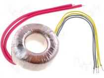 Toroidal mains transformer 10W 230/2x24V