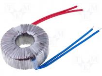 Toroidal mains transformer, 120W, 230/24V