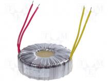 Toroidal mains transformer, 1500W, 230/230V