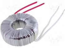 Toroidal mains transformer, 150W, 230/17V