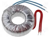 Toroidal mains transformer, 150W, 230/28V