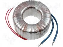 Toroidal mains transformer, 300W, 230/14V